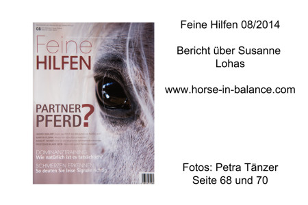 Zeitschrift Feine Hilfen Ausgabe 8 2014